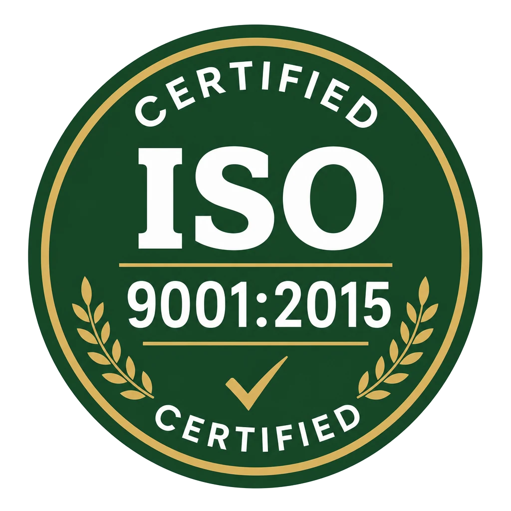 ISO 9001:2015 Certified