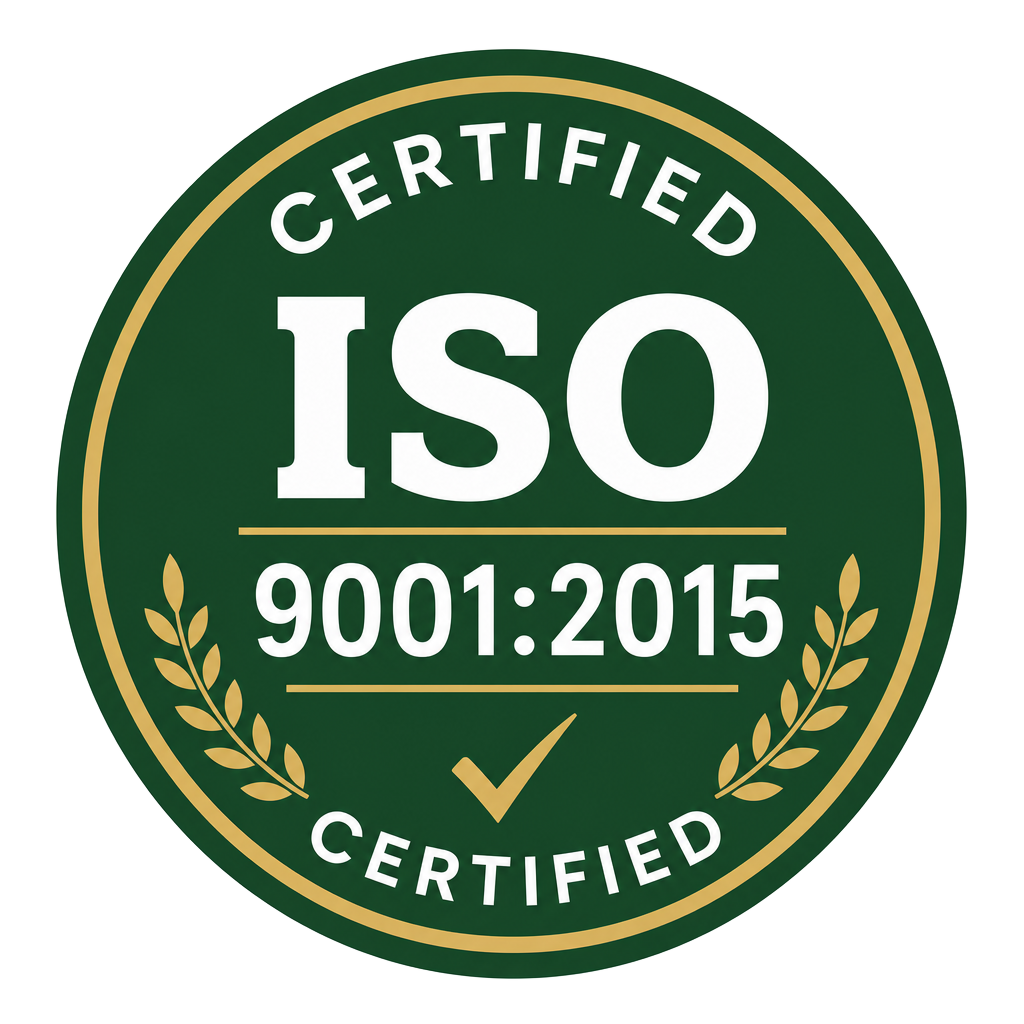 ISO 9001:2015 Certified